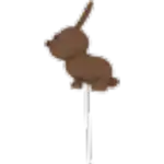 Chocolate Bunny Balloon