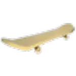 Gold Skateboard