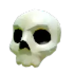 Halloween White Skull Hat