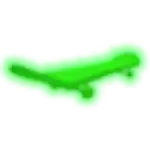Neon Green Skateboard